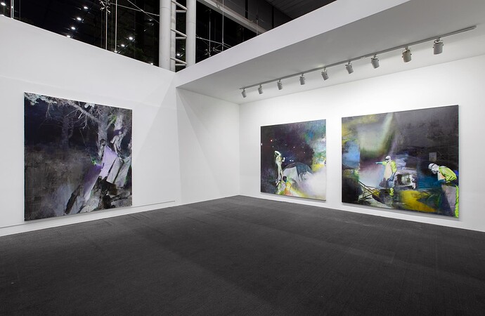 Justin Mortimer Exhibition, Space K, Korea 2021, Installation 3.